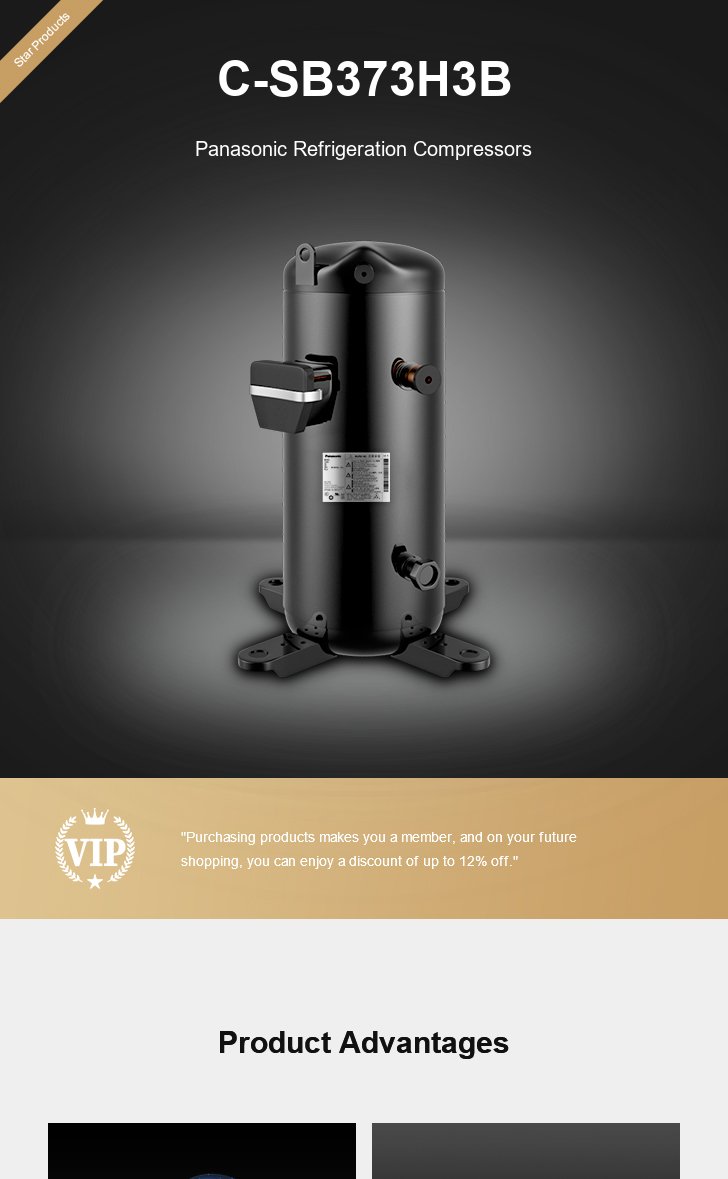 Panasonic Compressor C-SB373H3B, technical parameters pdf, structure diagram